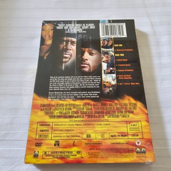 Bad Boys II DVD New Sealed - Action Comedy Starring Martin Lawrence & Will Smith - Picture 2 of 7